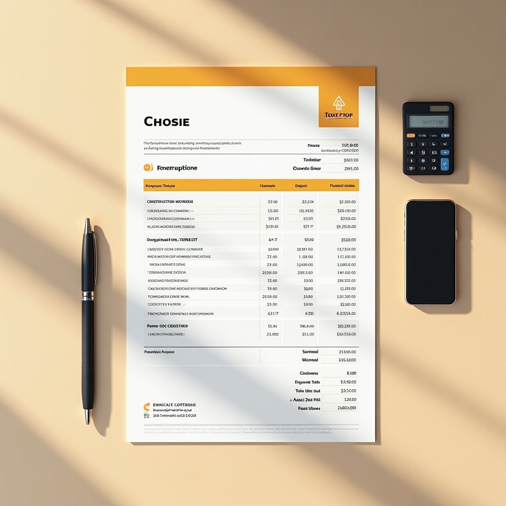 Document PDF ofertă comercială în format corporativ